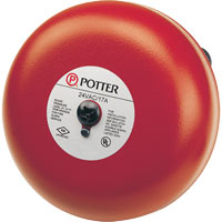 FIRE BELL 10 24VDC RED        